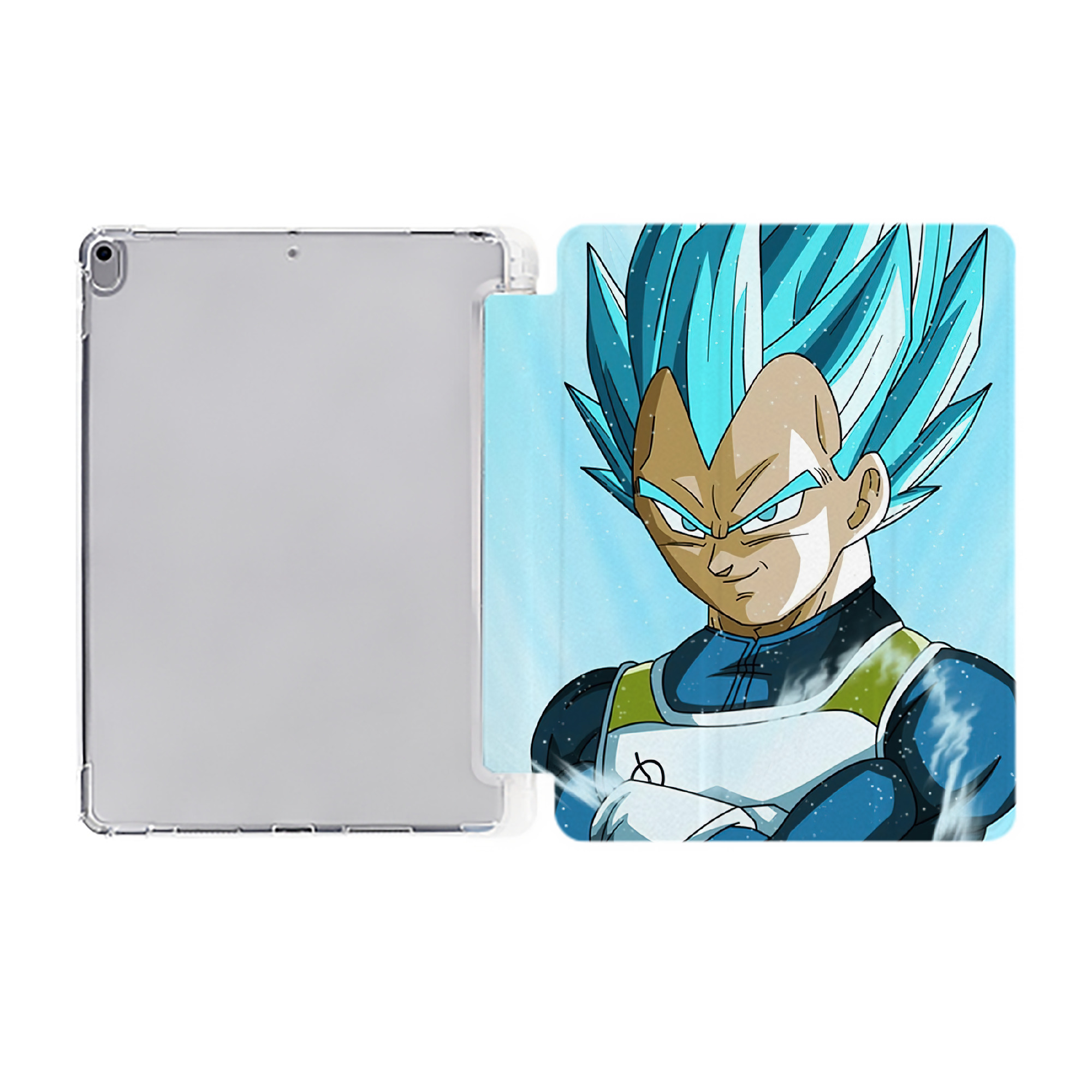 （画像用） ドラゴンボール DRAGON BALL IPad ケース ペン収納付き 三つ折りスタンド PUレザー×シリコン 対応機種9.5/10.5/10.9インチ